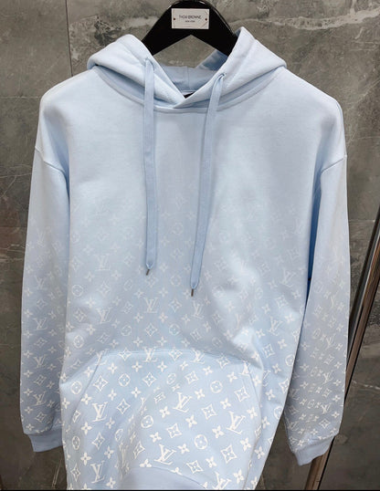 Lv Sweatshirt Rechnung blauer Himmel / Weiß