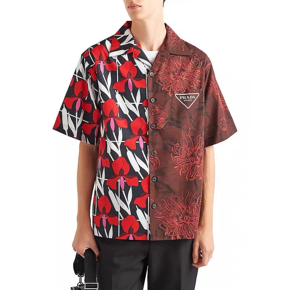 PRD RED FLOWERS shirt