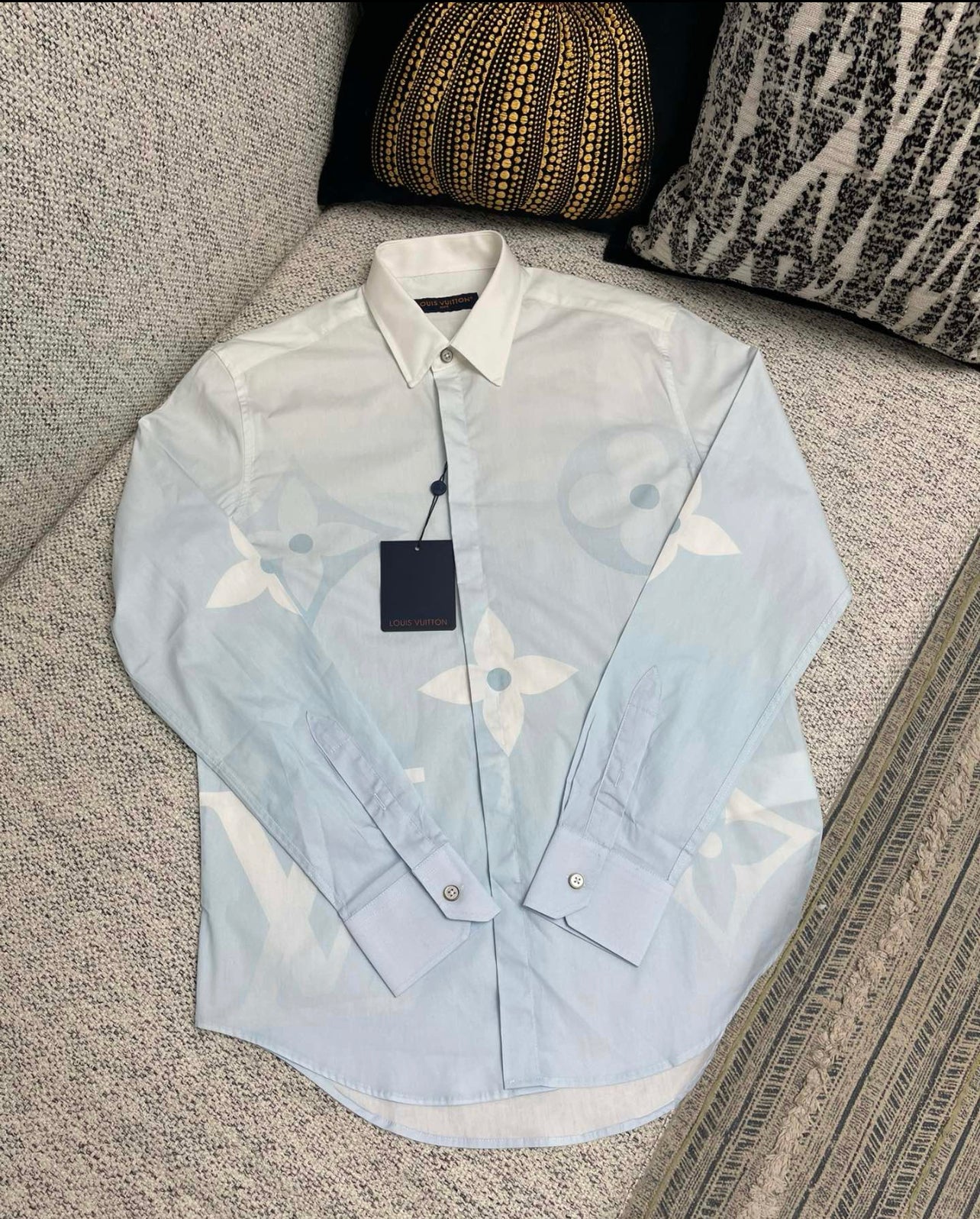 Chemise Lv Monogram blue sky