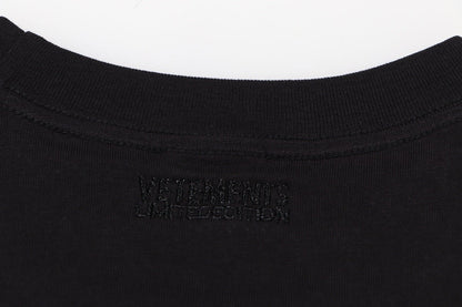 T-shirt noir Vetements