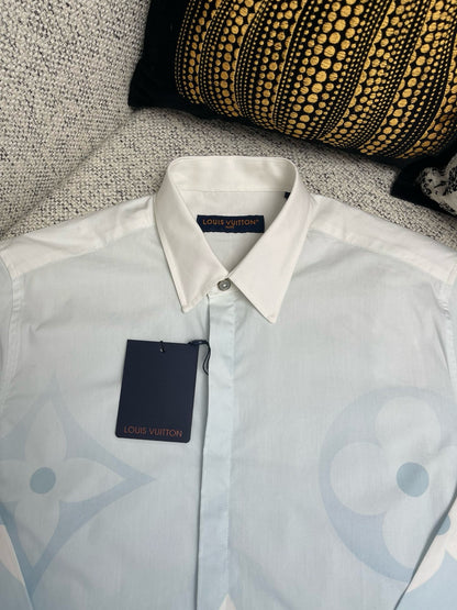 Chemise Lv Monogram blue sky