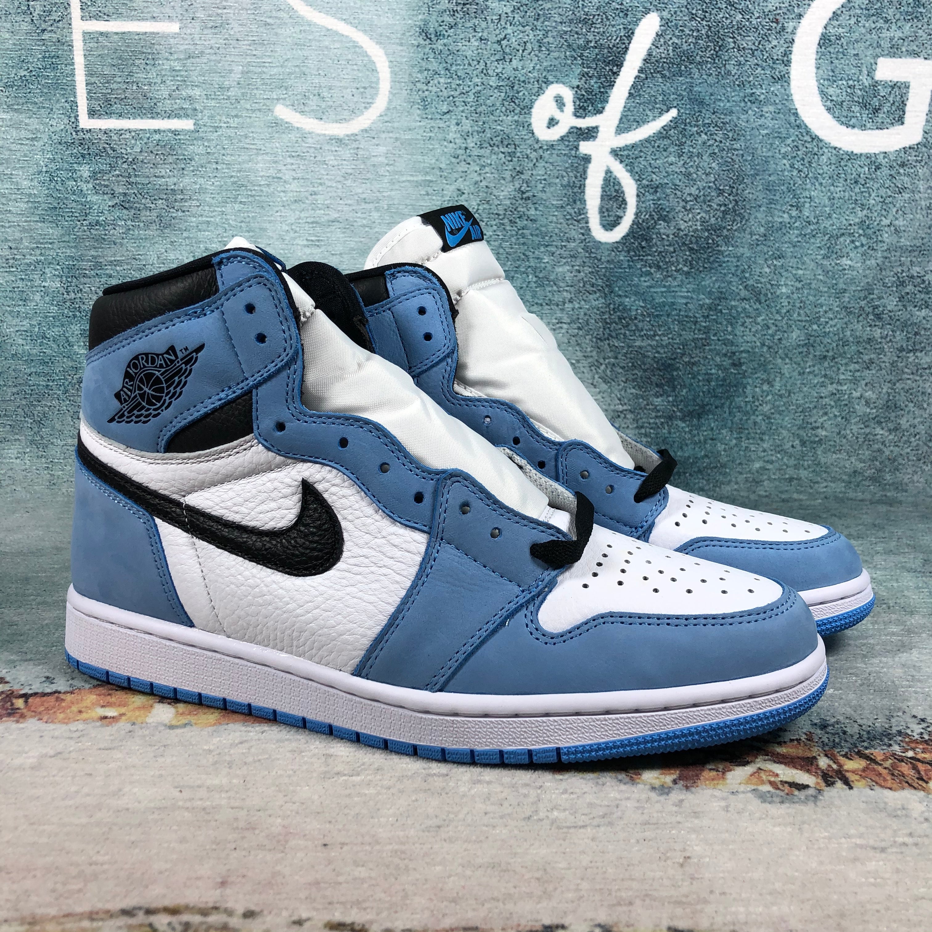 Jordan 1 University Blue Flight Club 1:1-Authentifizierung ✔️ Rechnung