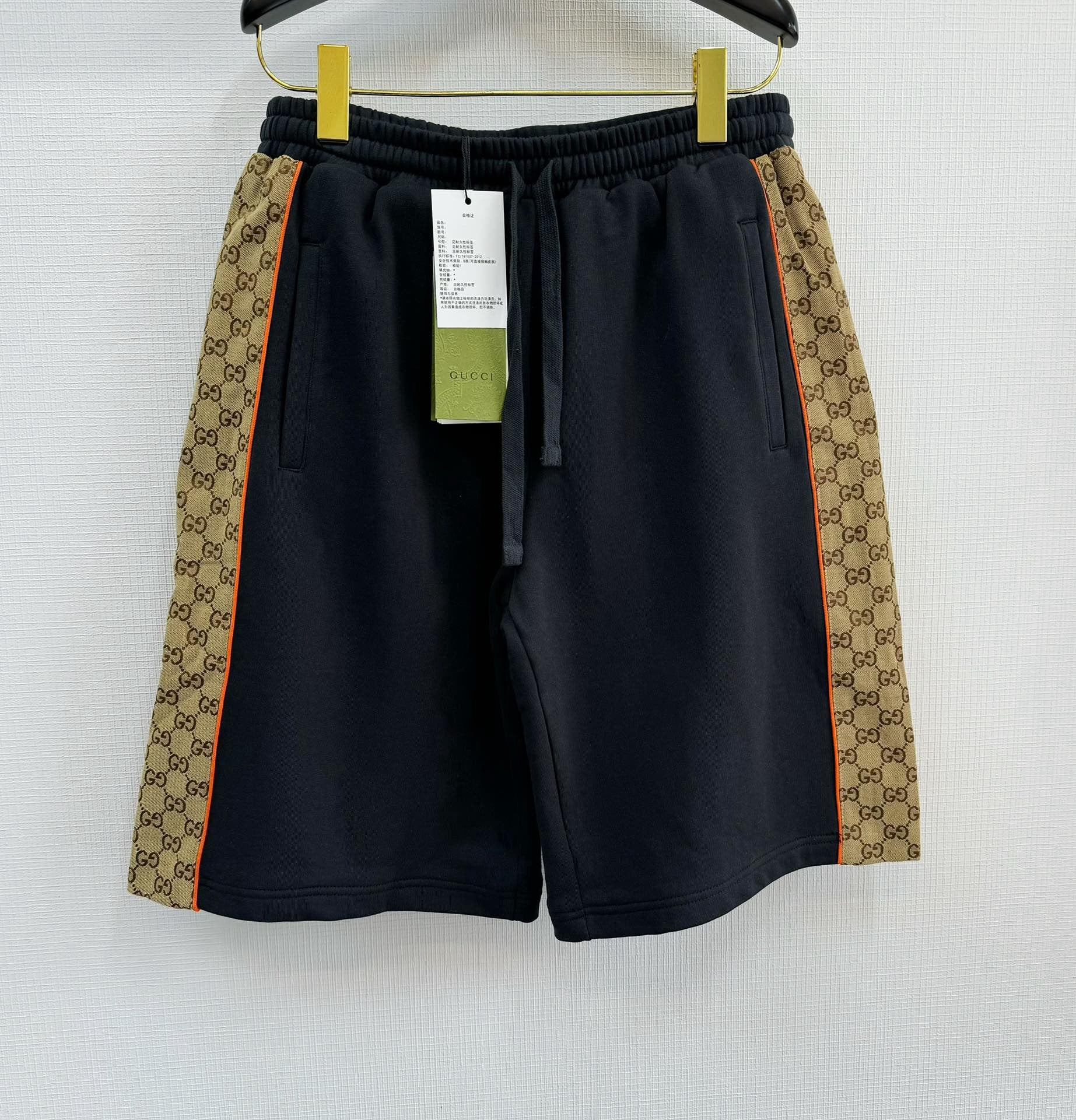 GG MONOGRAM PANEL SHORTS