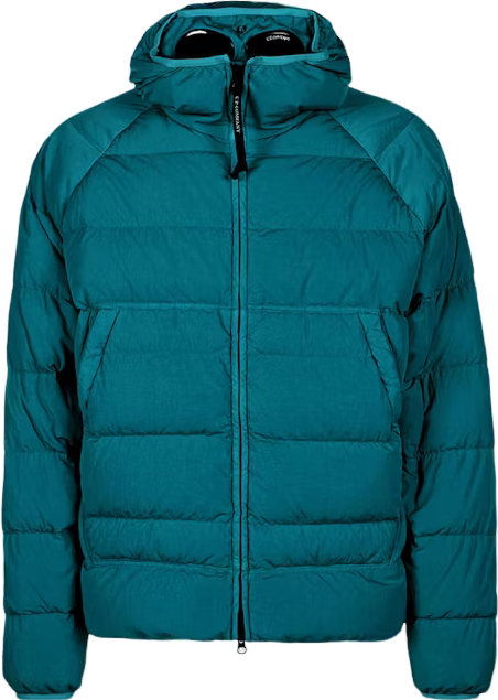 Doudoune CP Blue Éco chrome R hooded Down jacket