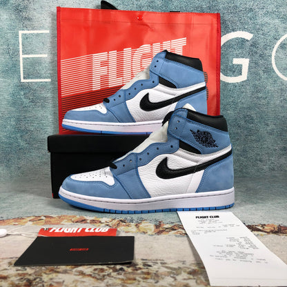 Jordan 1 University Blue Flight Club 1:1-Authentifizierung ✔️ Rechnung