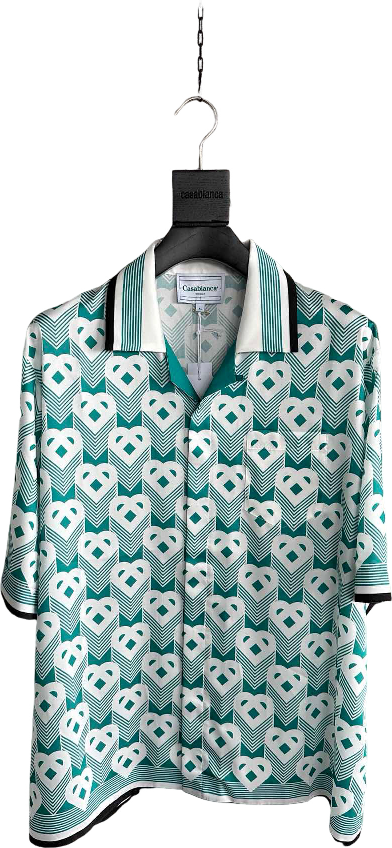 Casa Monogram Silk Shirt