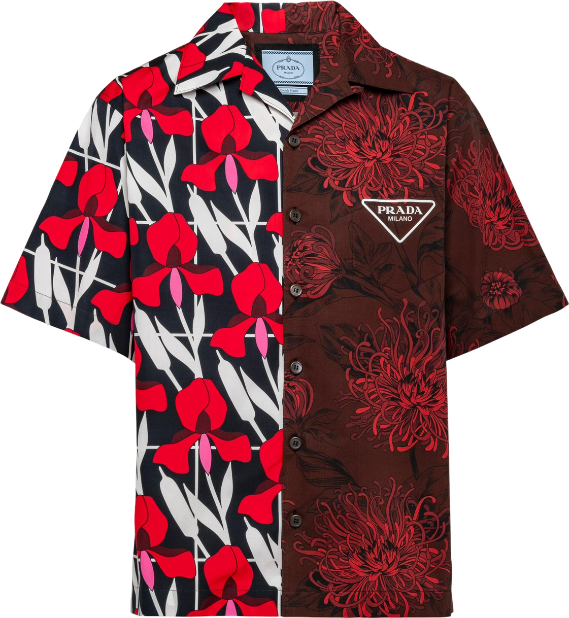 PRD RED FLOWERS shirt