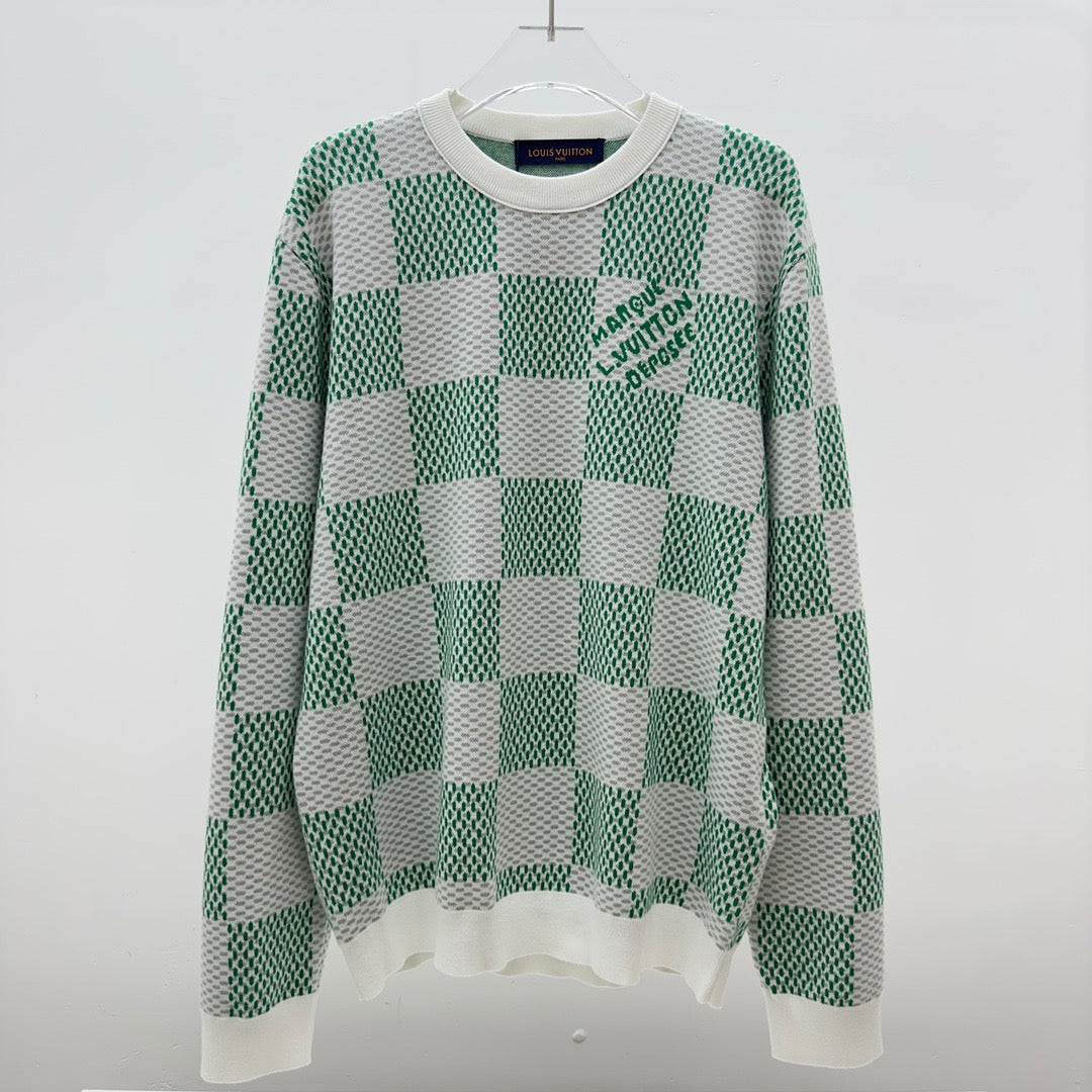 Sweat Damier en coton