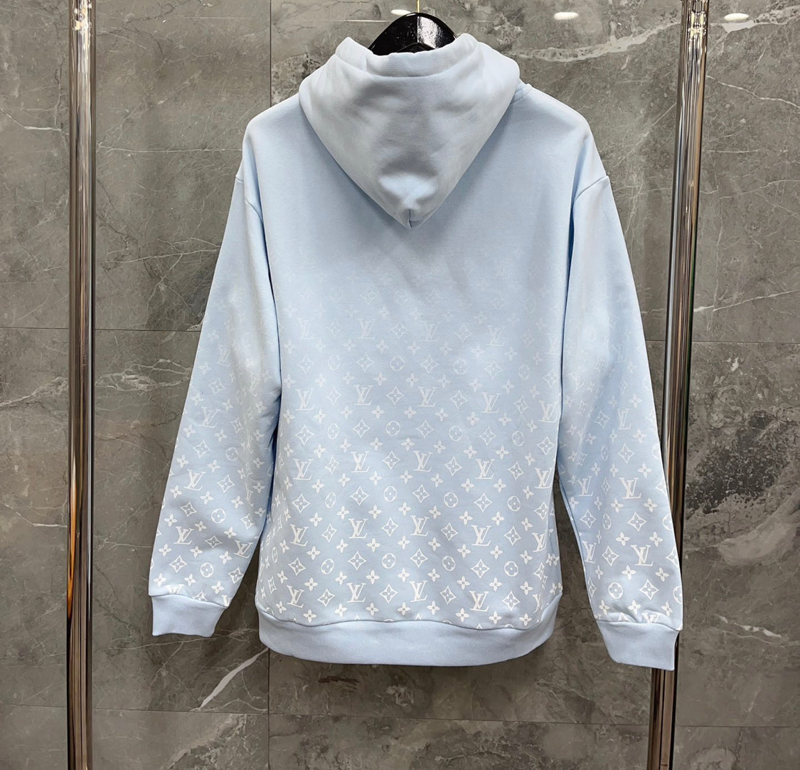 Lv Sweatshirt Rechnung blauer Himmel / Weiß