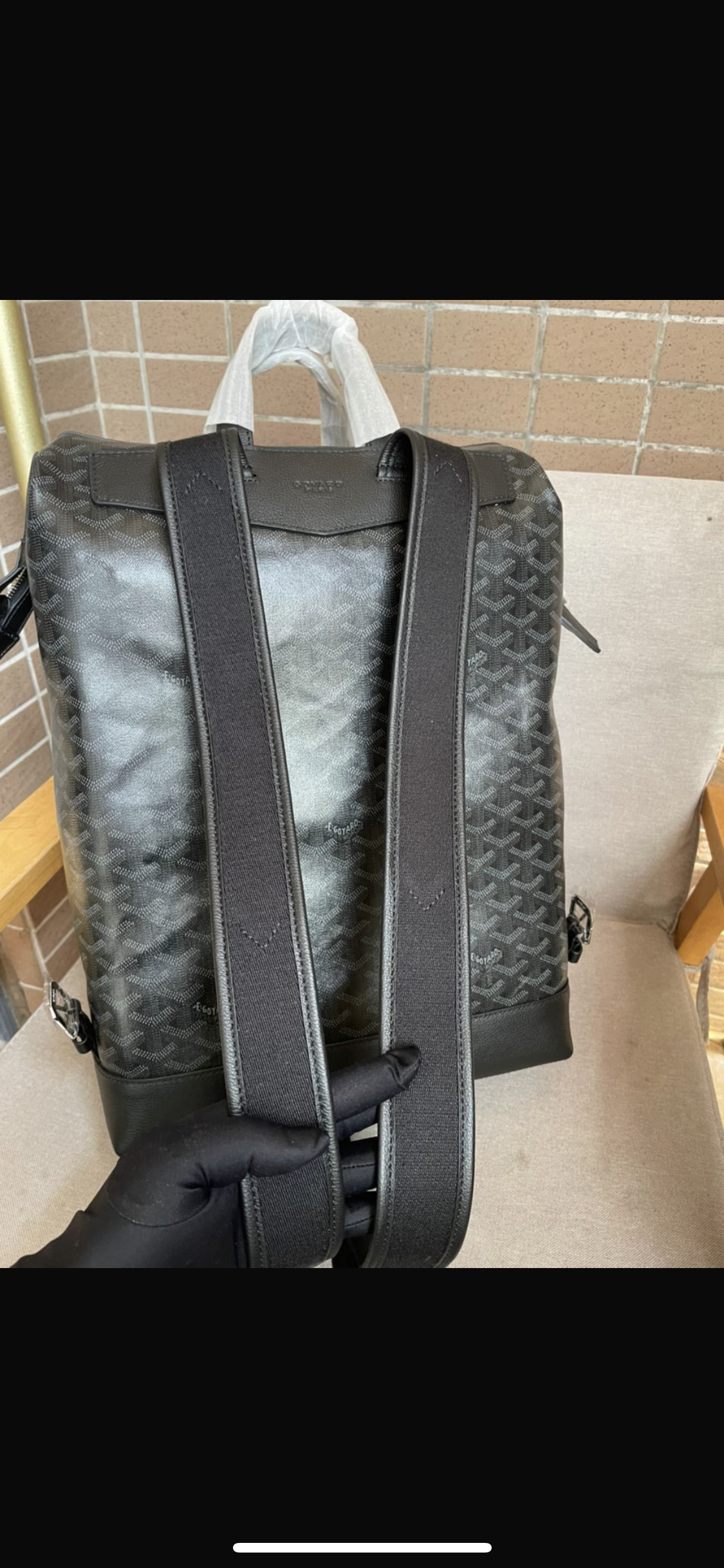 Sac à dos Cisalpin Jet Black 10/10 FACTURE GOYRD