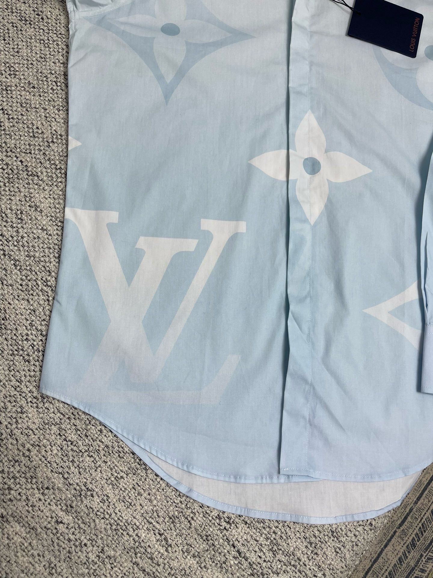 Chemise Lv Monogram blue sky