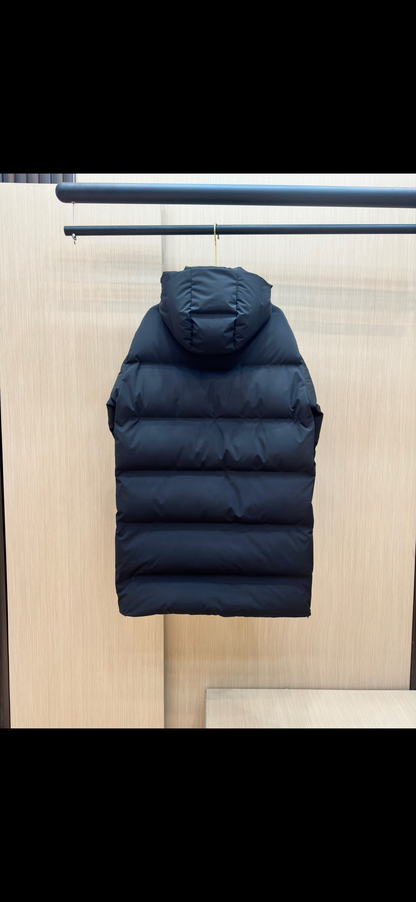 Manteau matelassé Nylon noir Long PRD