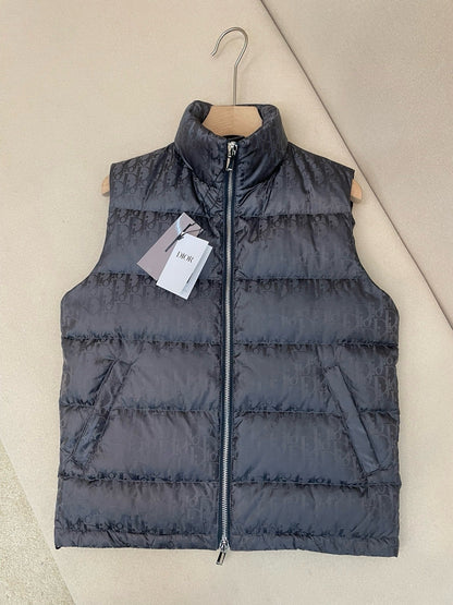 CD grey sleeveless down jacket