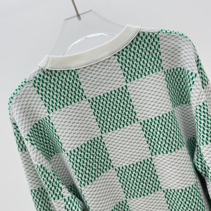 Sweat Damier en coton