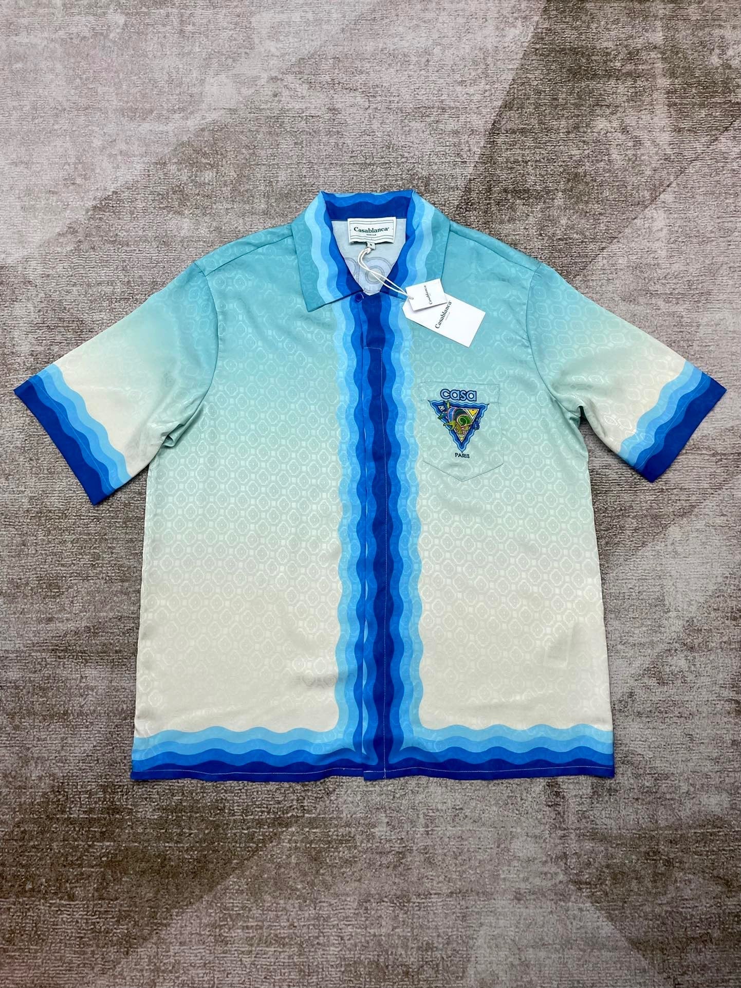 Chemise casa Bleu azur