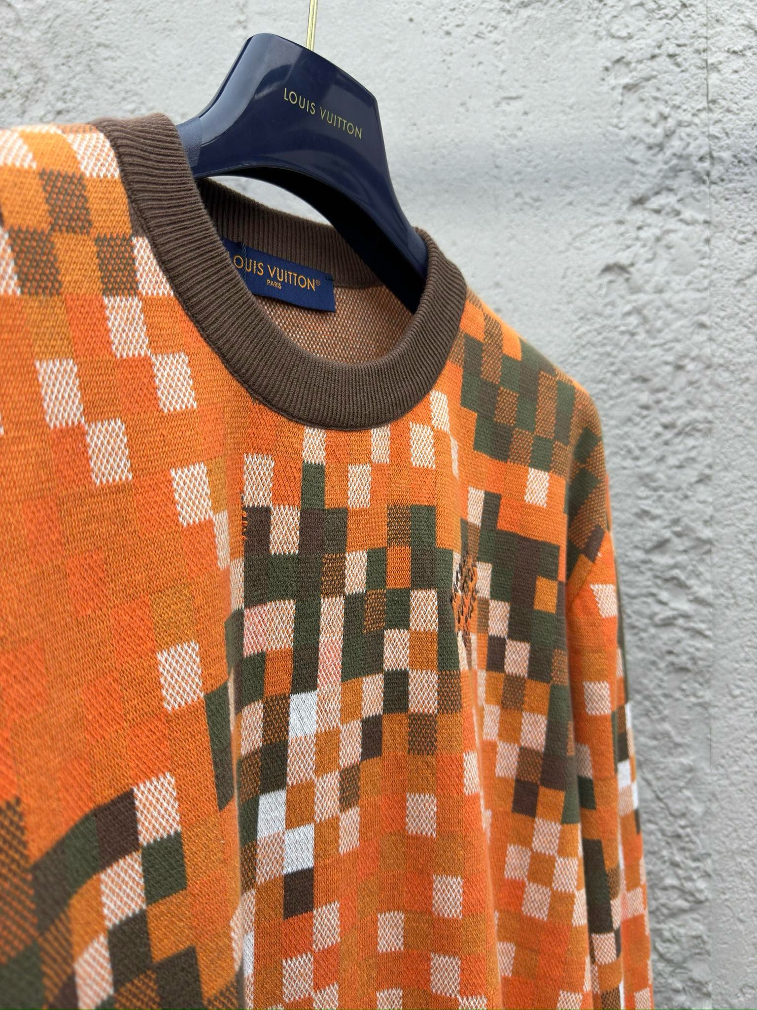 LV PULL JACQUARD COTON ORANGE