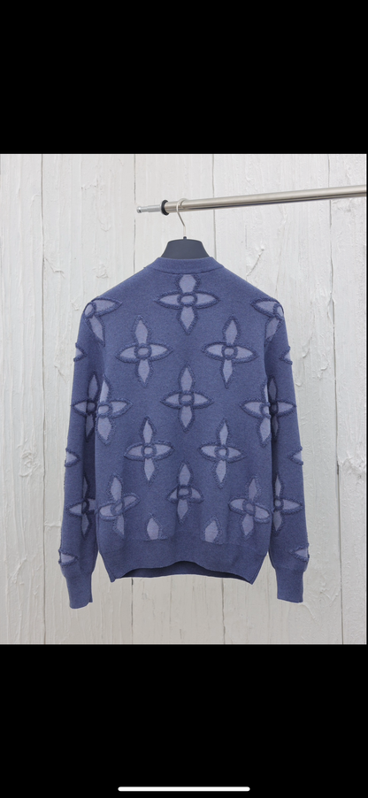 Pull texture en coton Lv