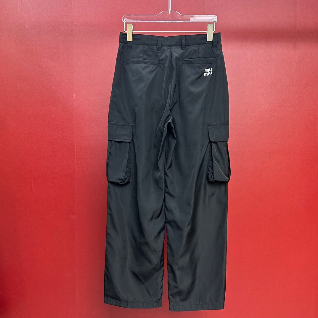 Miu technical fabric pants x2