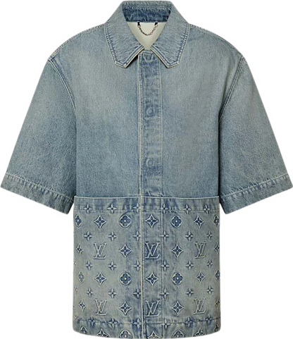 LV DENIM BLUE WORKWEAR SLEEVE SHIRT