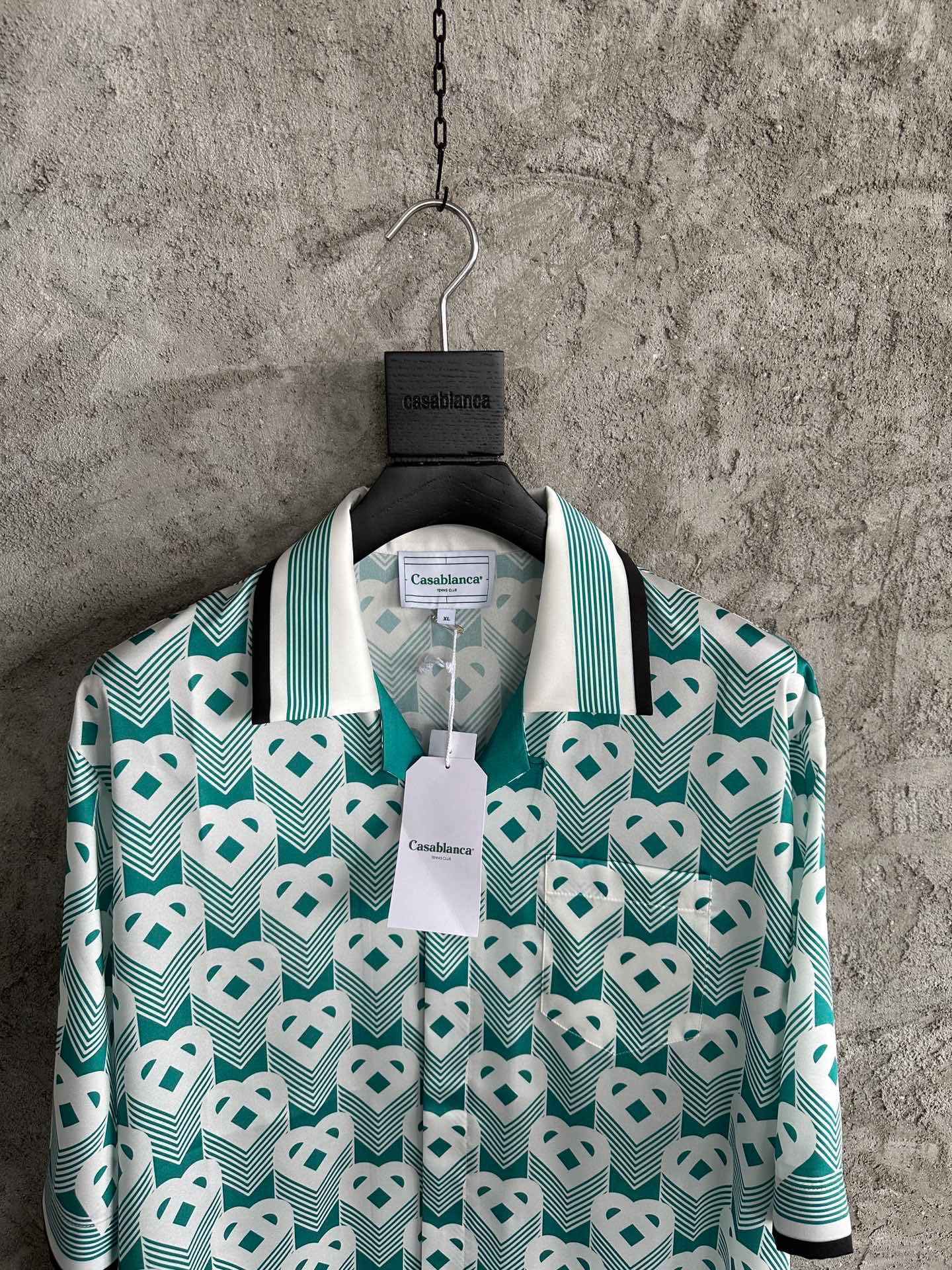 Casa Monogram Silk Shirt