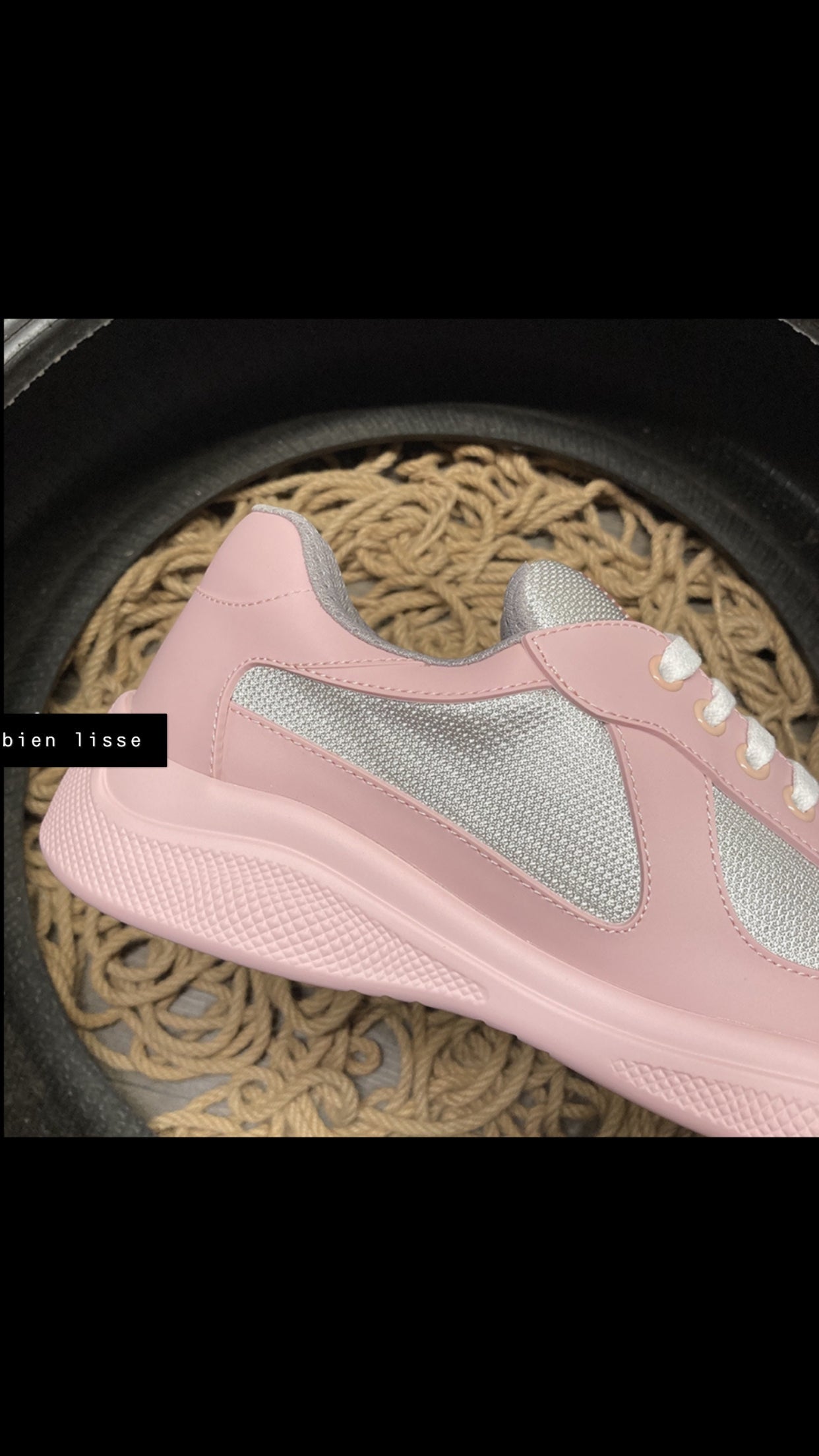 Turnschuhe Prd America ´ s Cup Gummi &amp; Stoff Fahrrad Pink