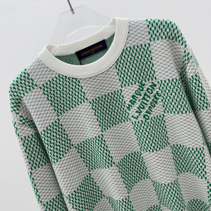 Sweat Damier en coton