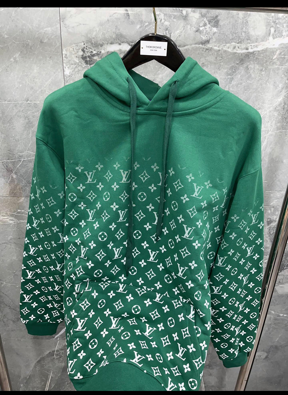 Sweatshirt Lv bill grün und weiß