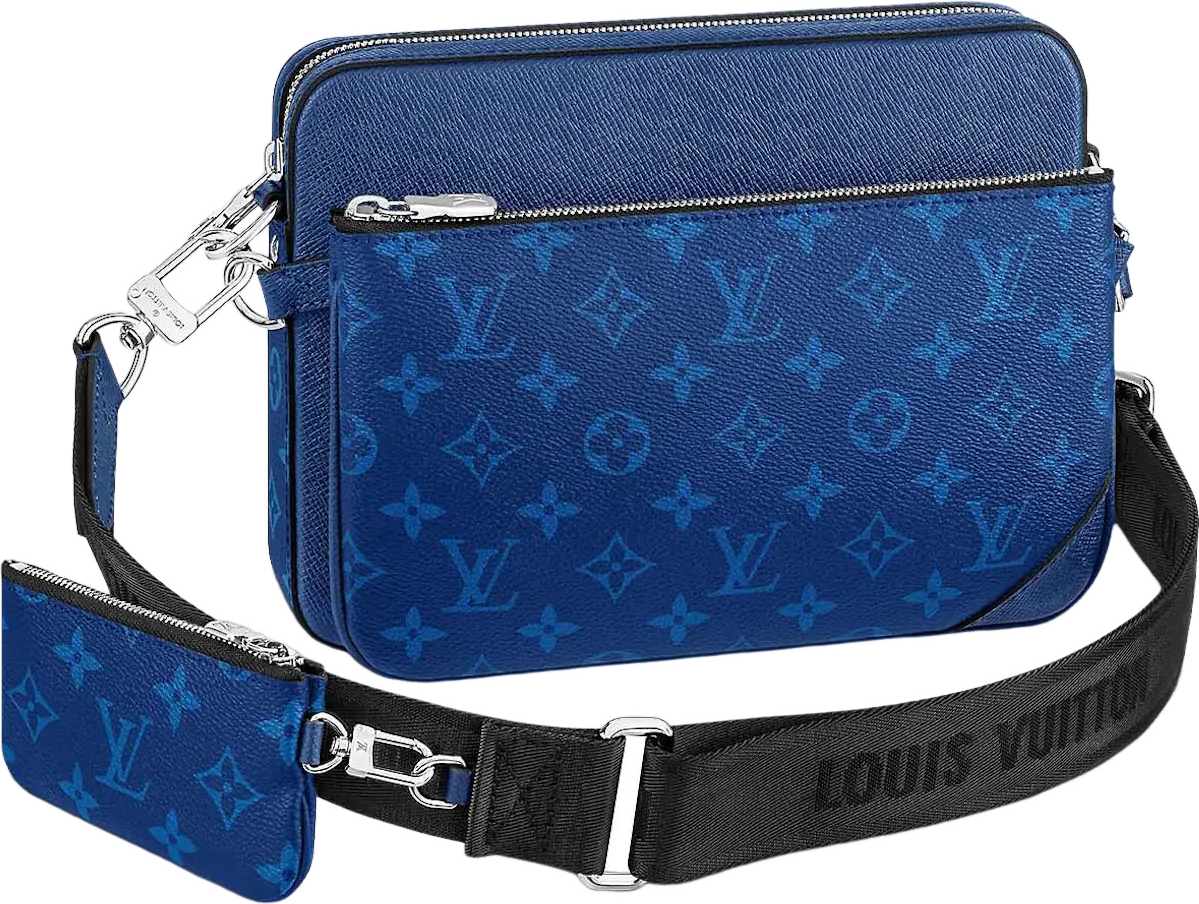 Blue Trio Messenger Bag invoice 10/10