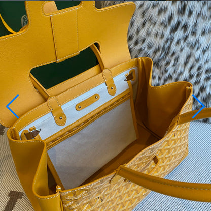 Sac cabas Saigon yellow facture