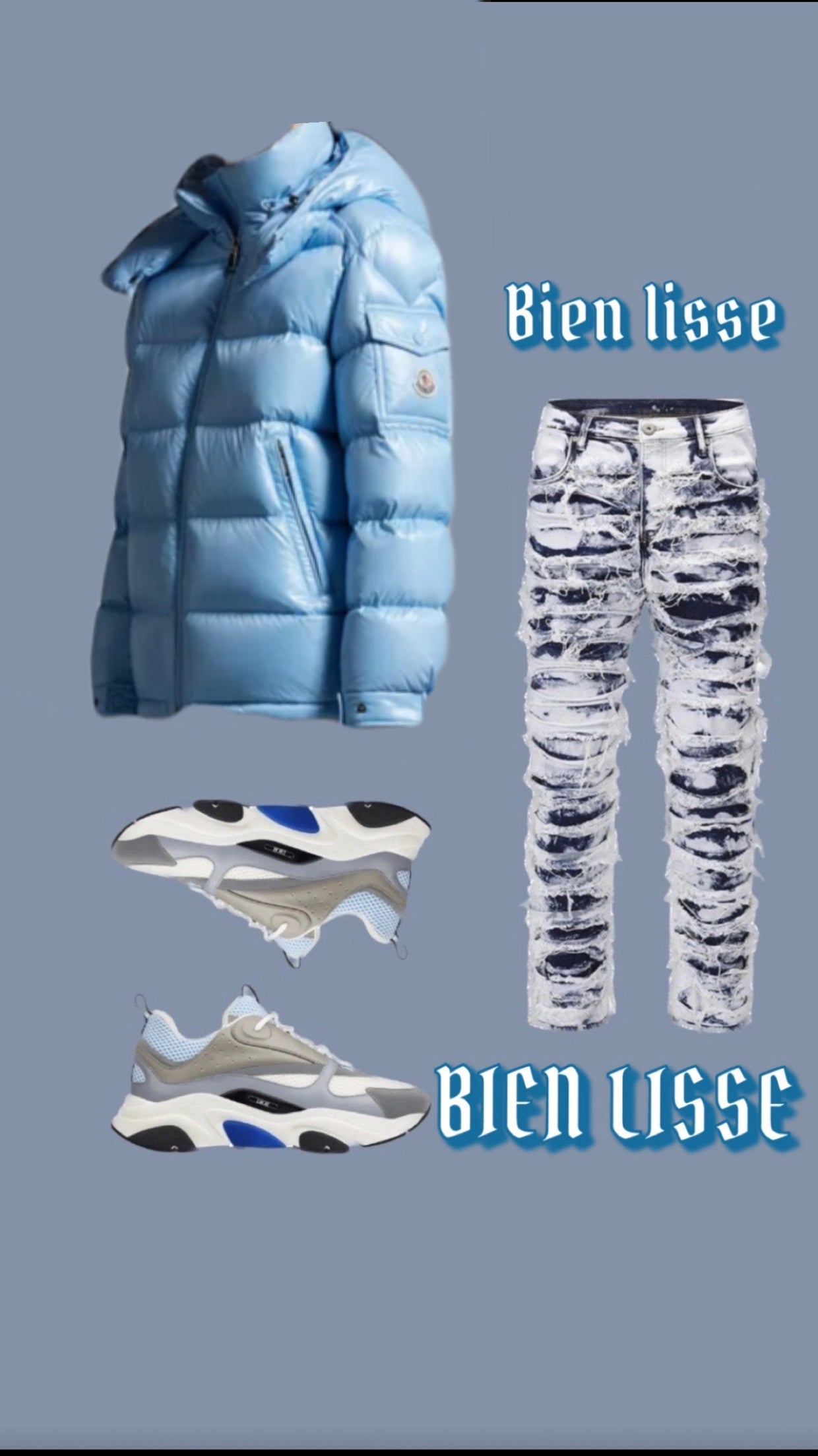 Stil 10 winterblauer Himmel