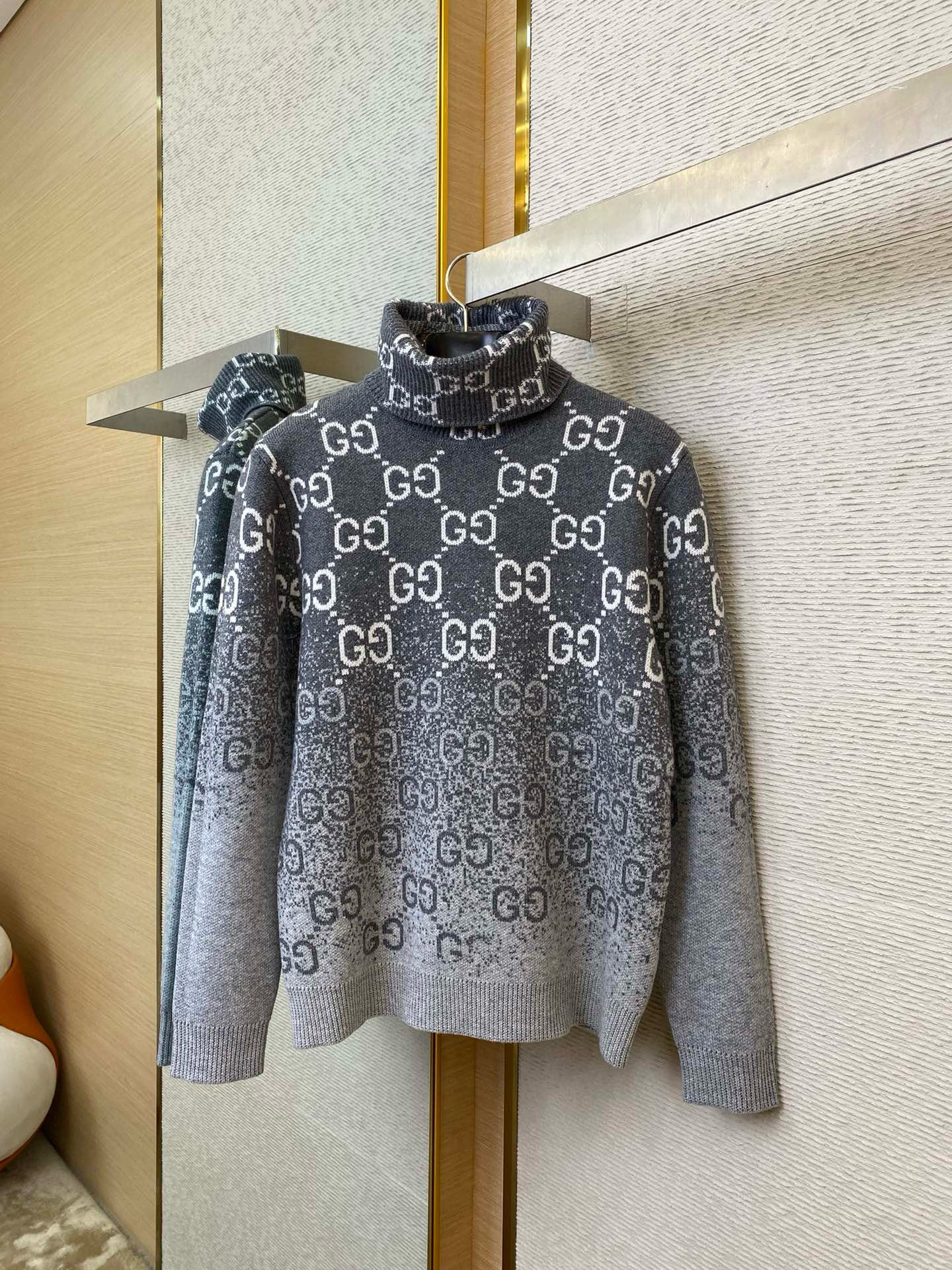 Pull Jacquard GG COTON mélange