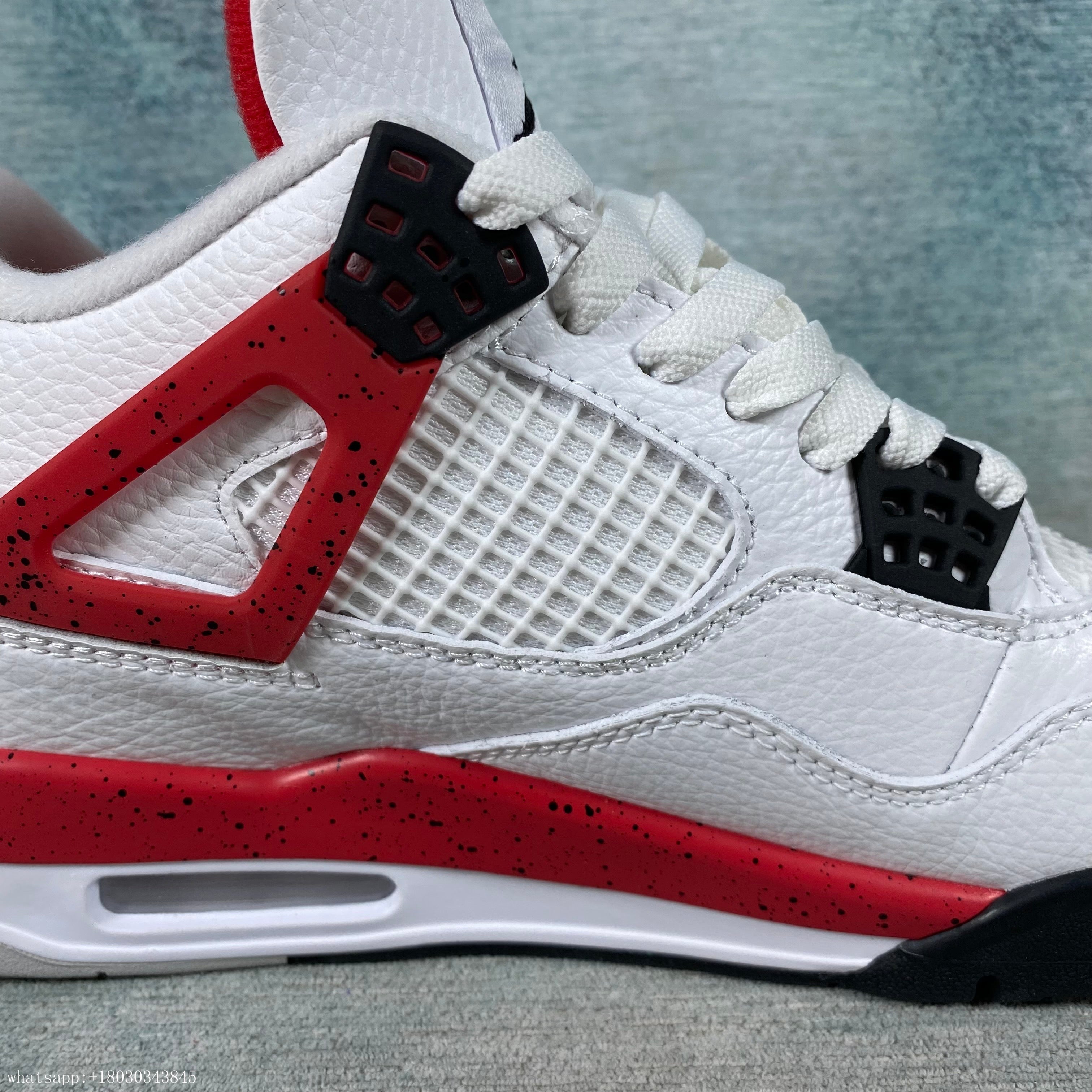 AJ4 Jordan 4 Retro black Red 1:1 STOCK