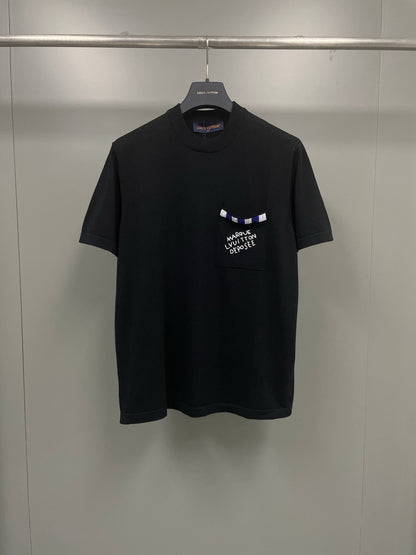 T shirt black Lv 2024