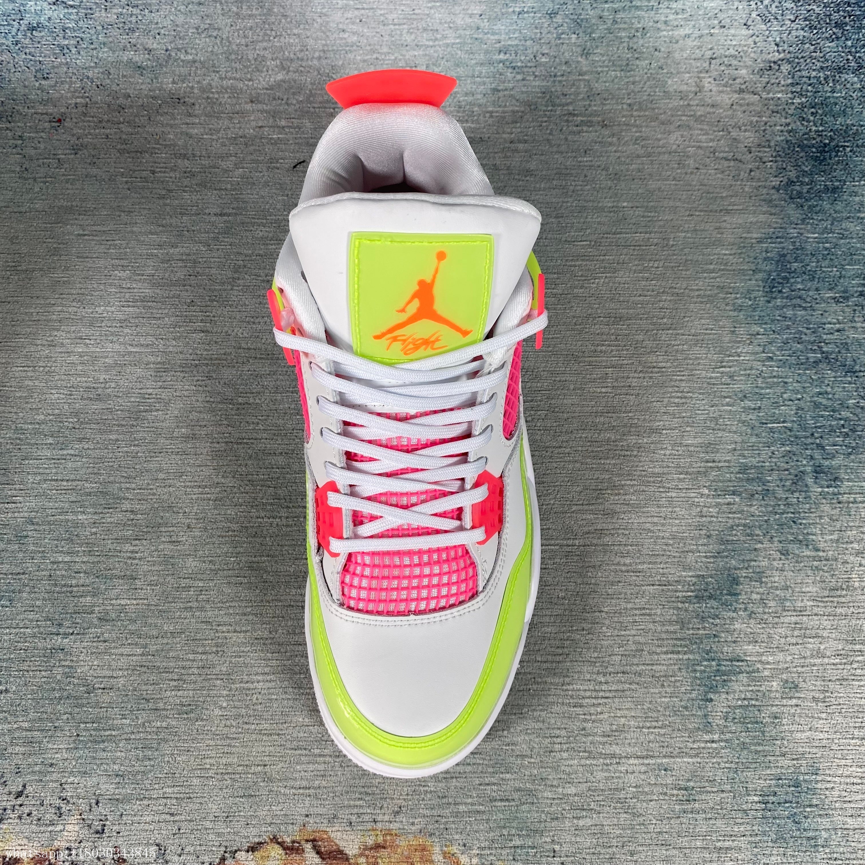 AJ4 Jordan 4 Retro White Lemon Pink
 1:1 STOCK X AUTHENTIFICATION ✔️