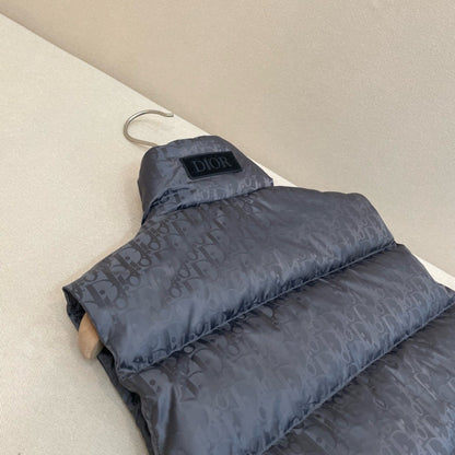 CD grey sleeveless down jacket