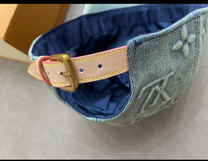 Casquette Lv Blue jean + ticket