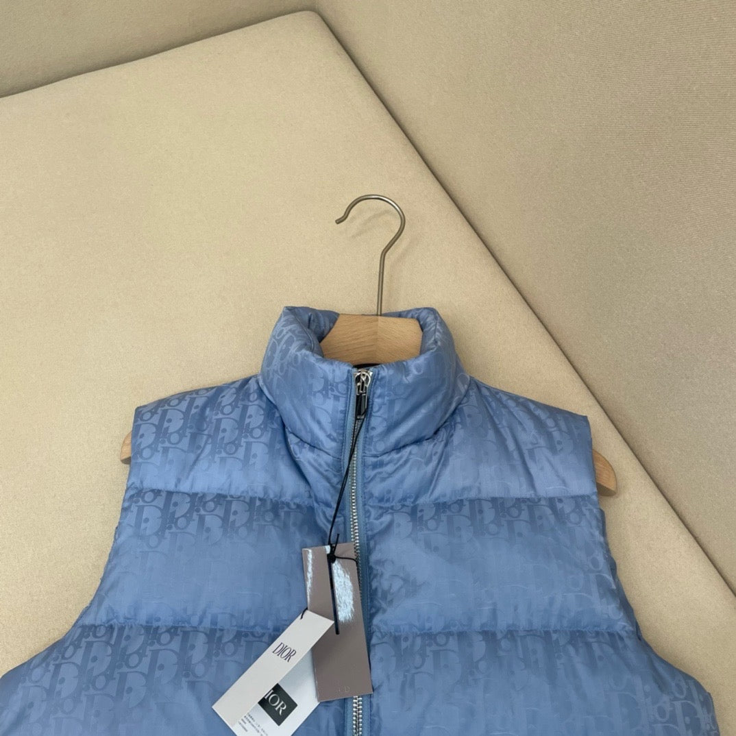 CD blue Sky sleeveless down jacket