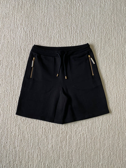 LV-Shorts aus besticktem Jersey