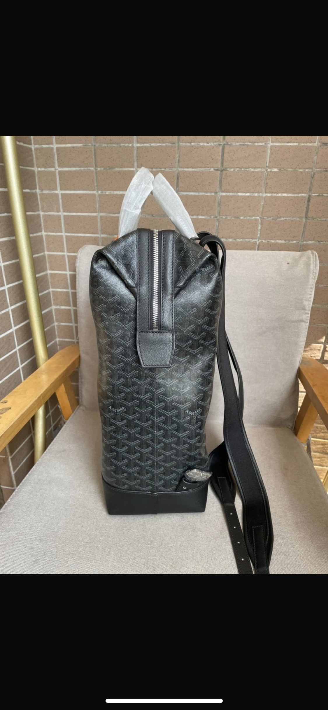 Sac à dos Cisalpin Jet Black 10/10 FACTURE GOYRD