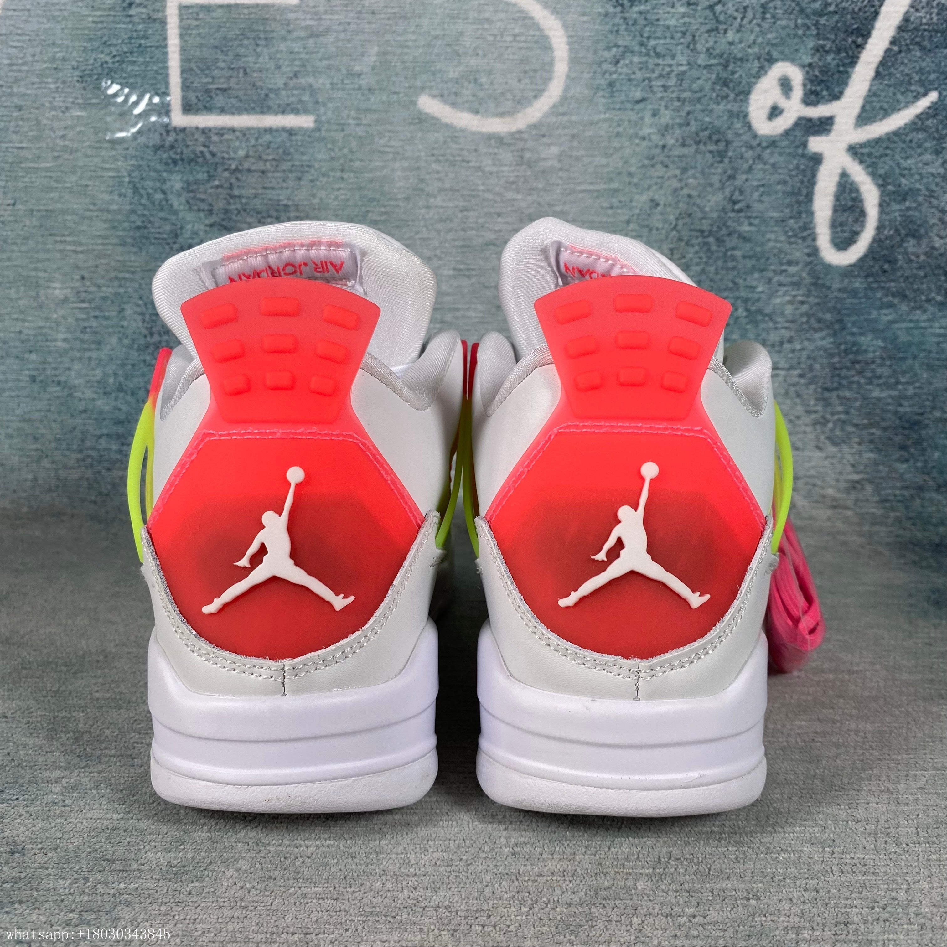 AJ4 Jordan 4 Retro White Lemon Pink
 1:1 STOCK X AUTHENTIFICATION ✔️