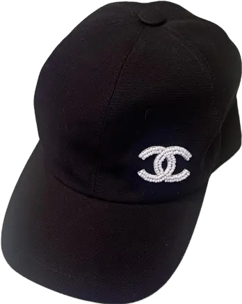 Casquette chn noir avec ticket