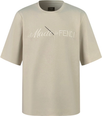 T shirt FF oversisez beige