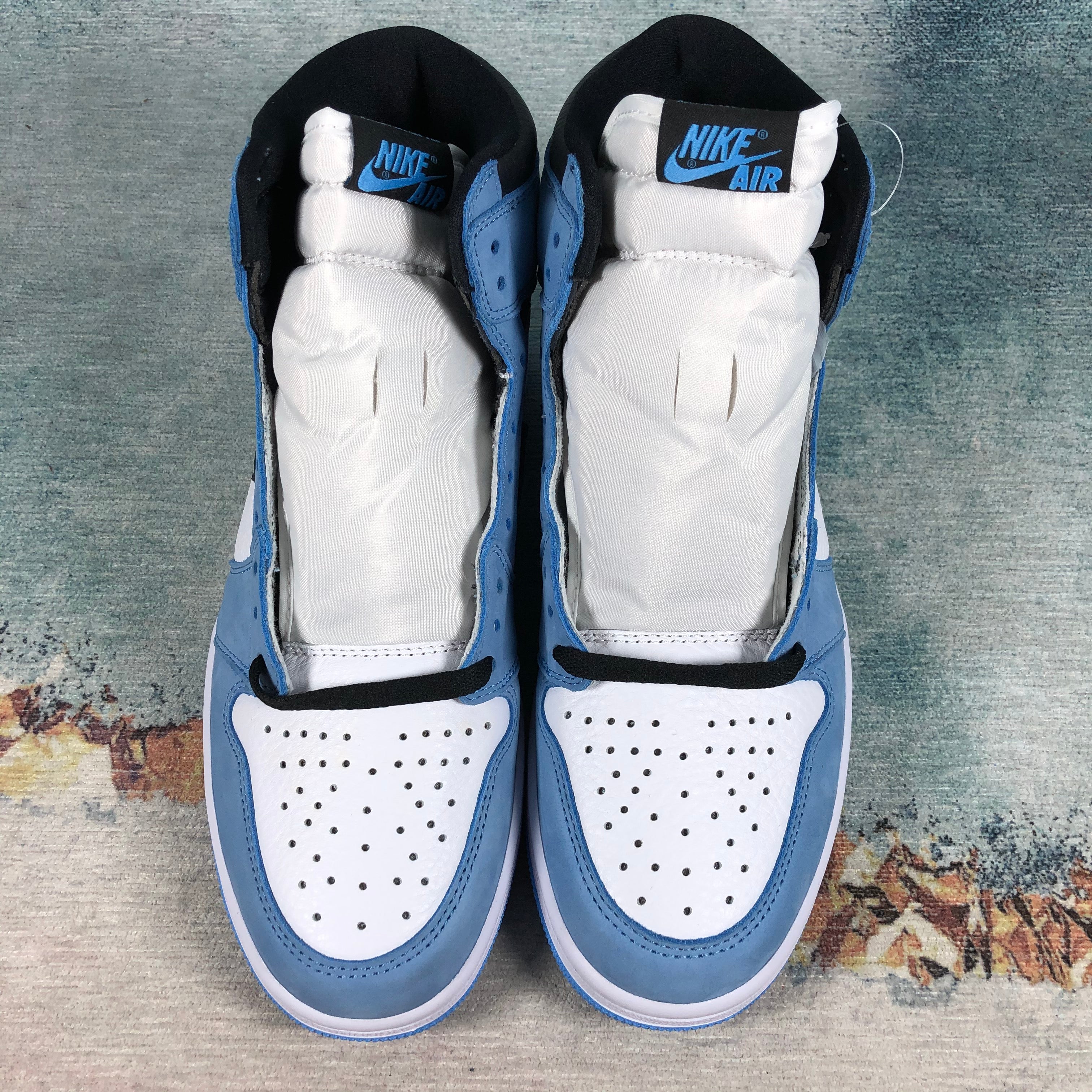 Jordan 1 University Blue Flight Club 1:1-Authentifizierung ✔️ Rechnung