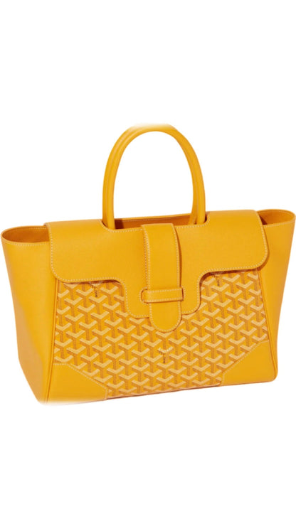 Sac cabas Saigon yellow facture