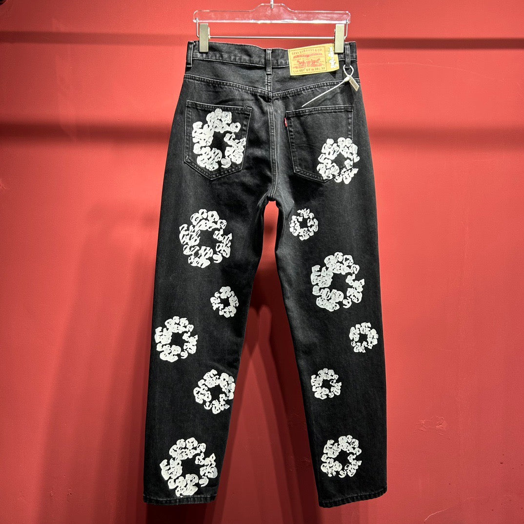 Jean Denim tears black