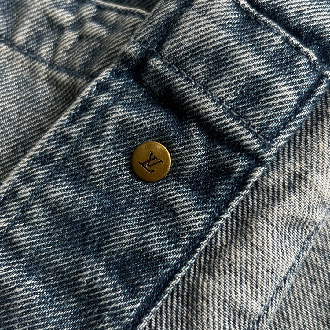 LV DENIM BLUE WORKWEAR SLEEVE SHIRT