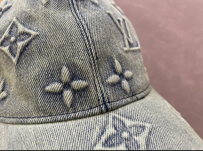 Casquette Lv Blue jean + ticket