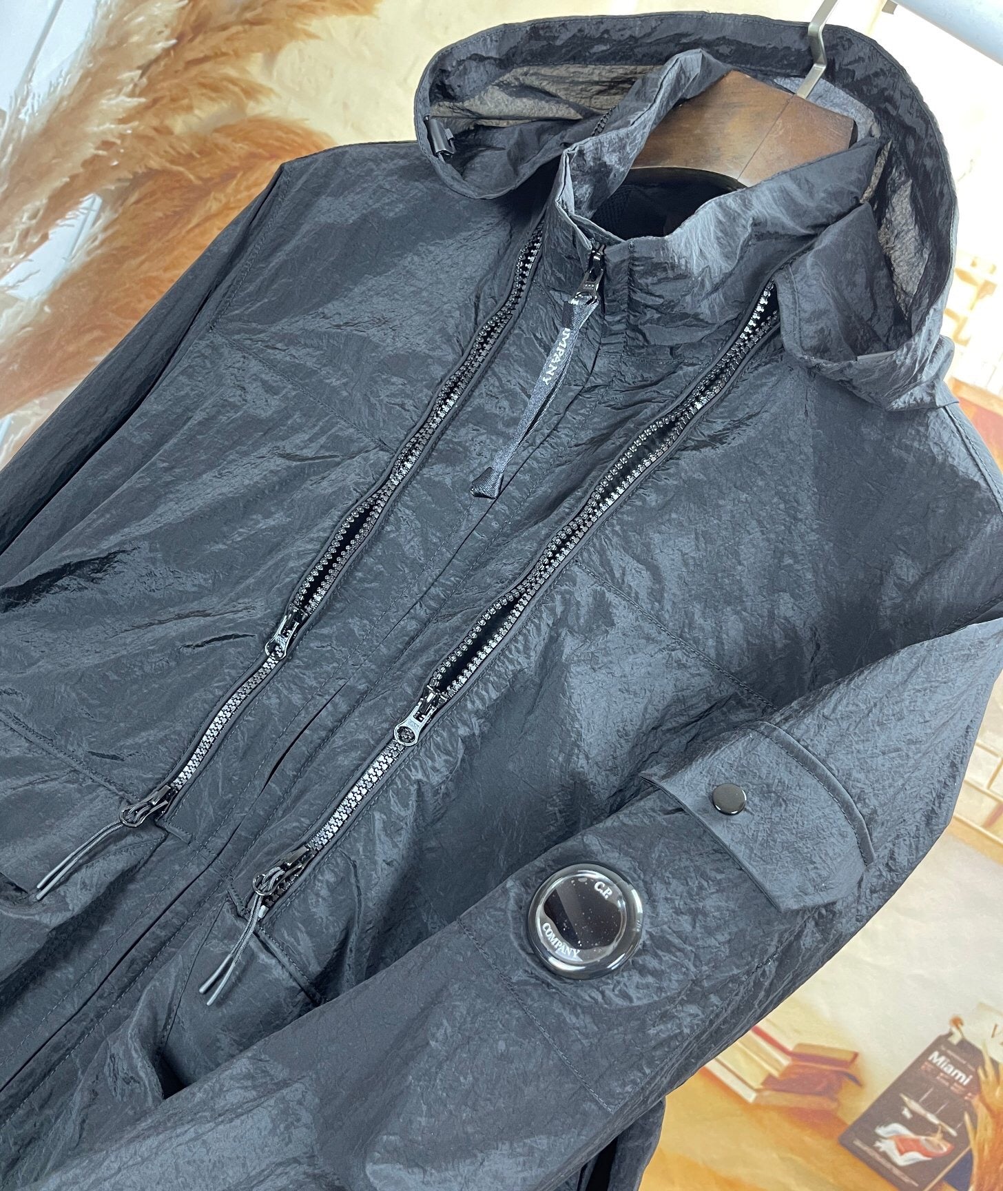 Veste CP Black Windbreaker Jacket