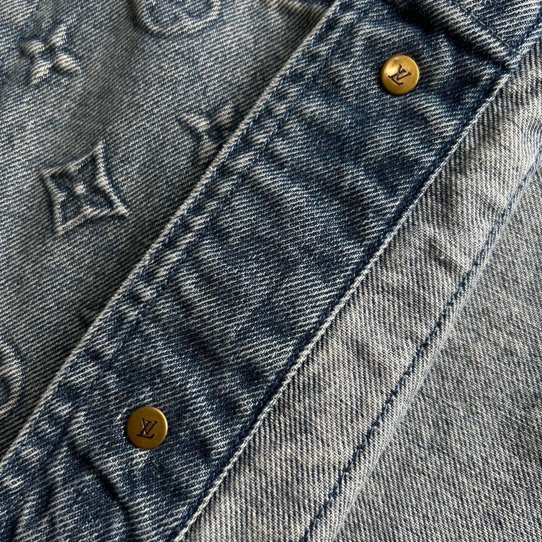 LV DENIM BLUE WORKWEAR SLEEVE SHIRT