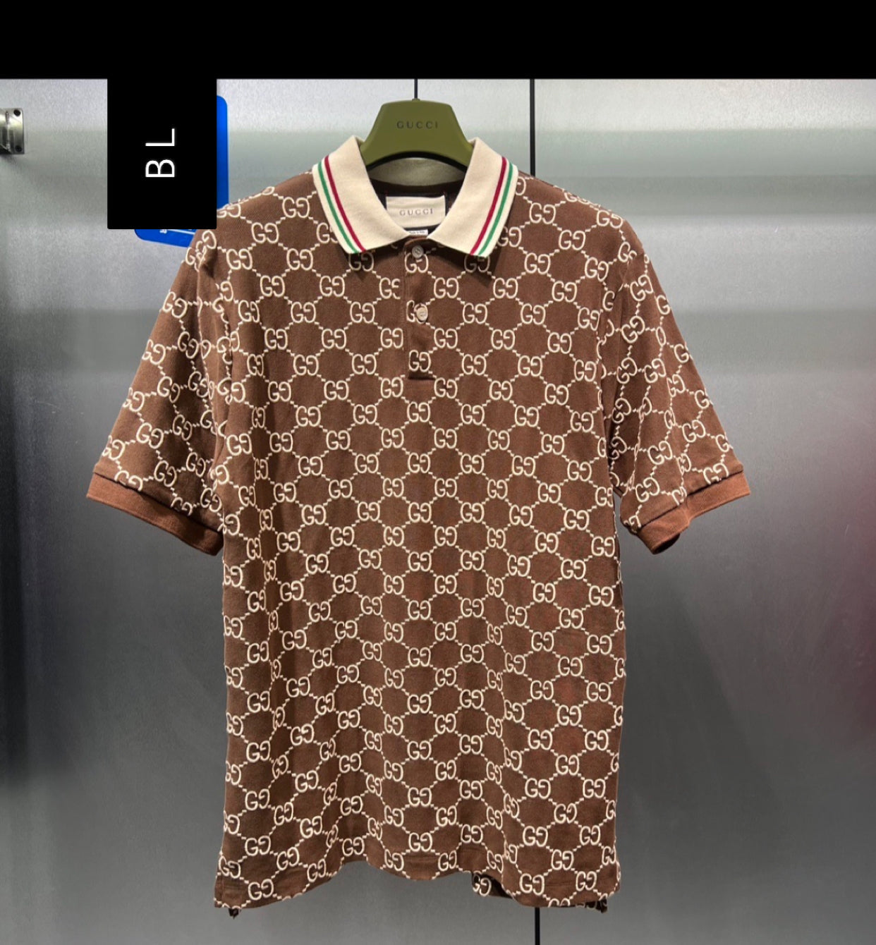 Polo Gg marron foncé facture